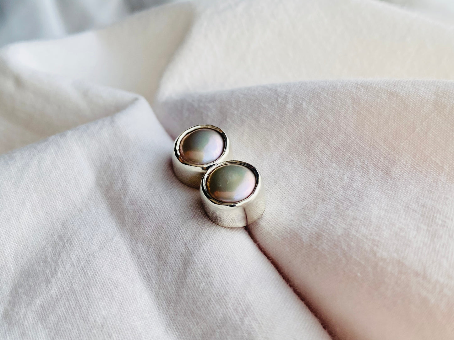 AROS PETITE PERLAS ROSADAS