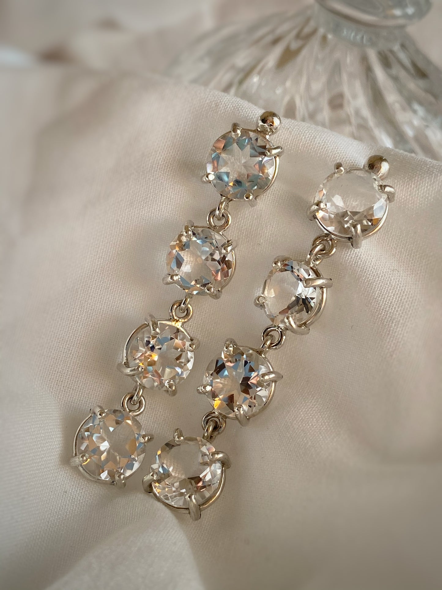 Aros Campanadas Cuarzo Cristal
