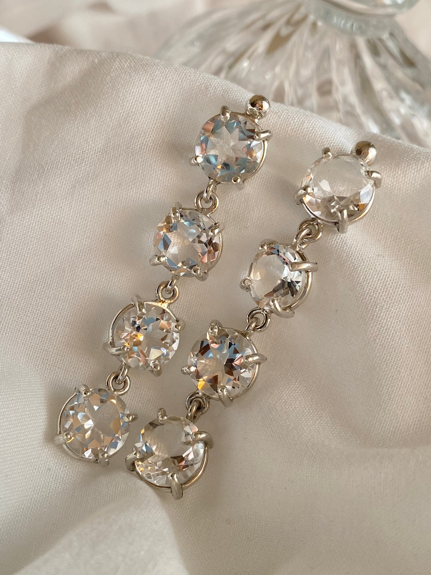 Aros Campanadas Cuarzo Cristal