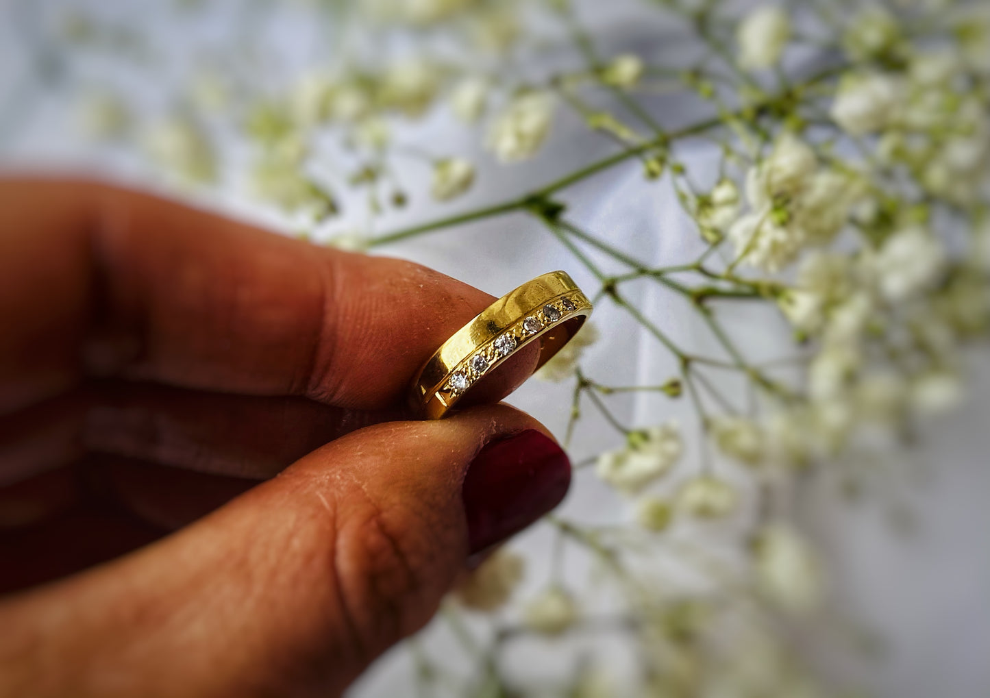 Anillo Circones "Kefi Alegría" 18k