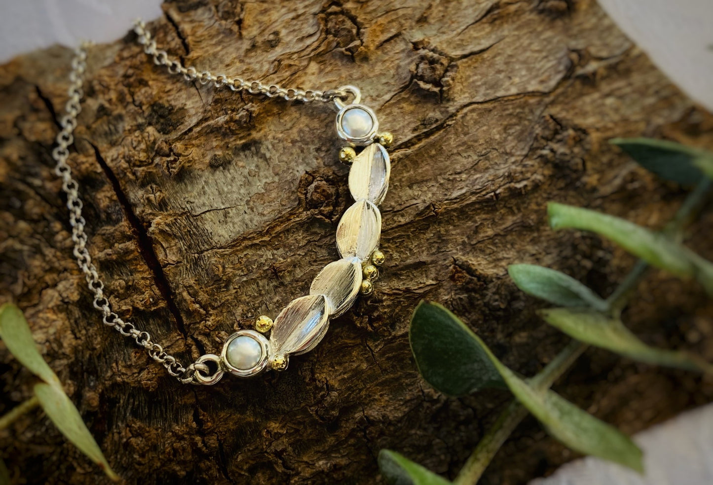 Colgante Natura Perlas