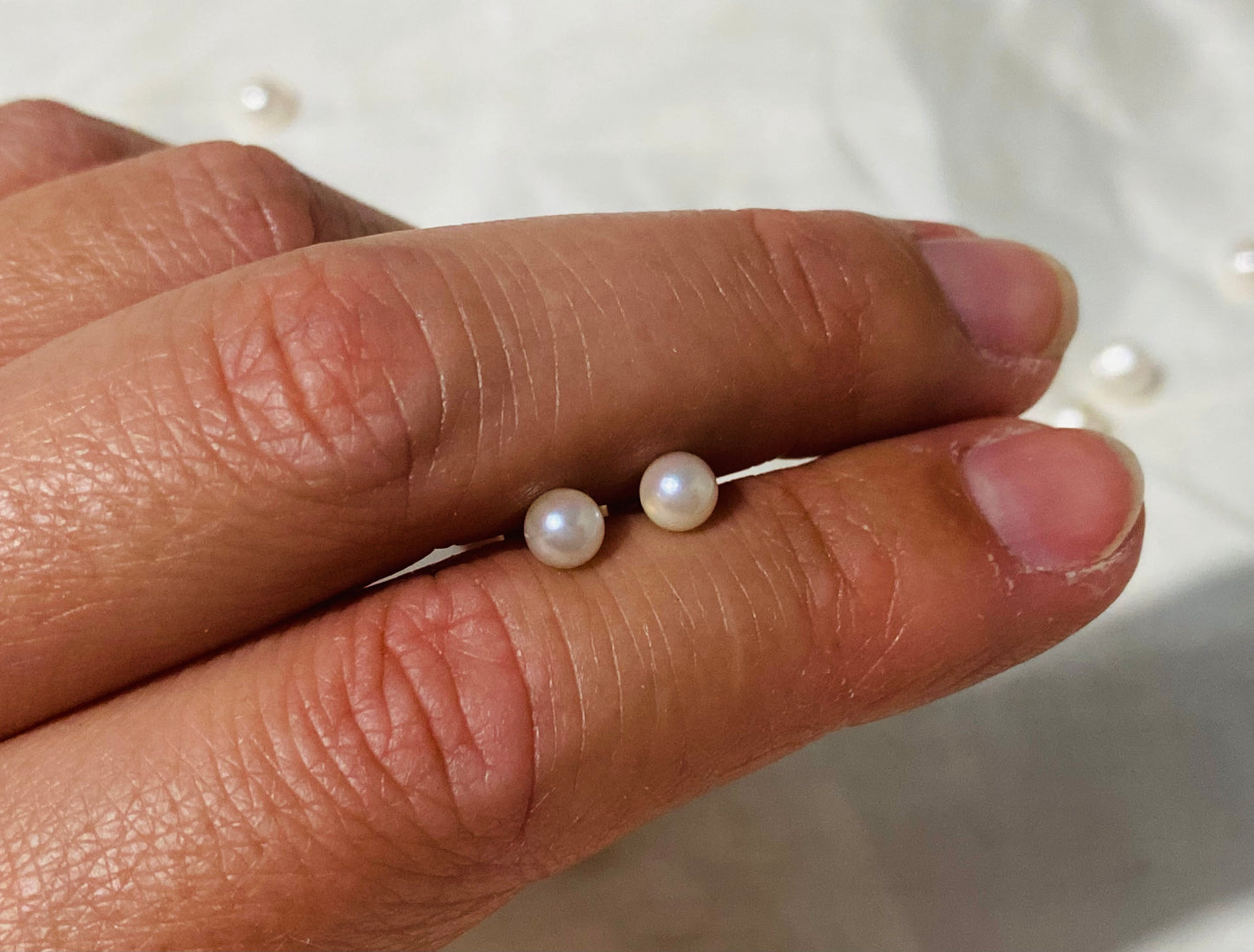 AROS ABRIDORES ORO AMARILLO 18K / PERLAS 4MM