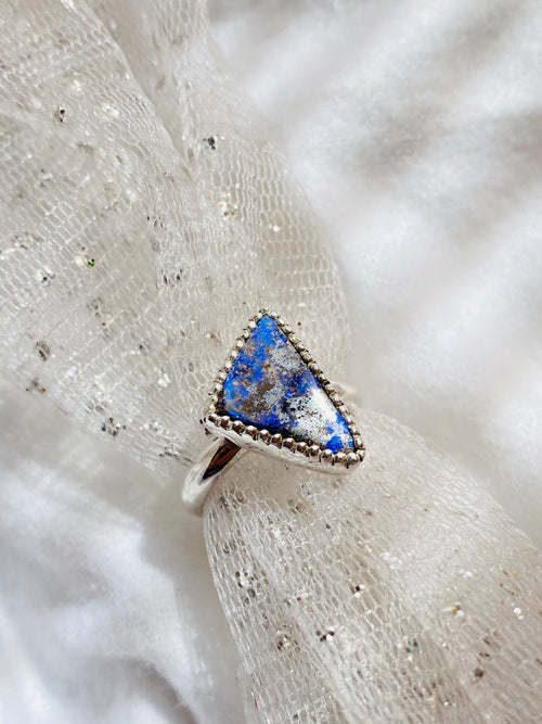 ANILLO CELESTIA OPALO AUSTRALIANO