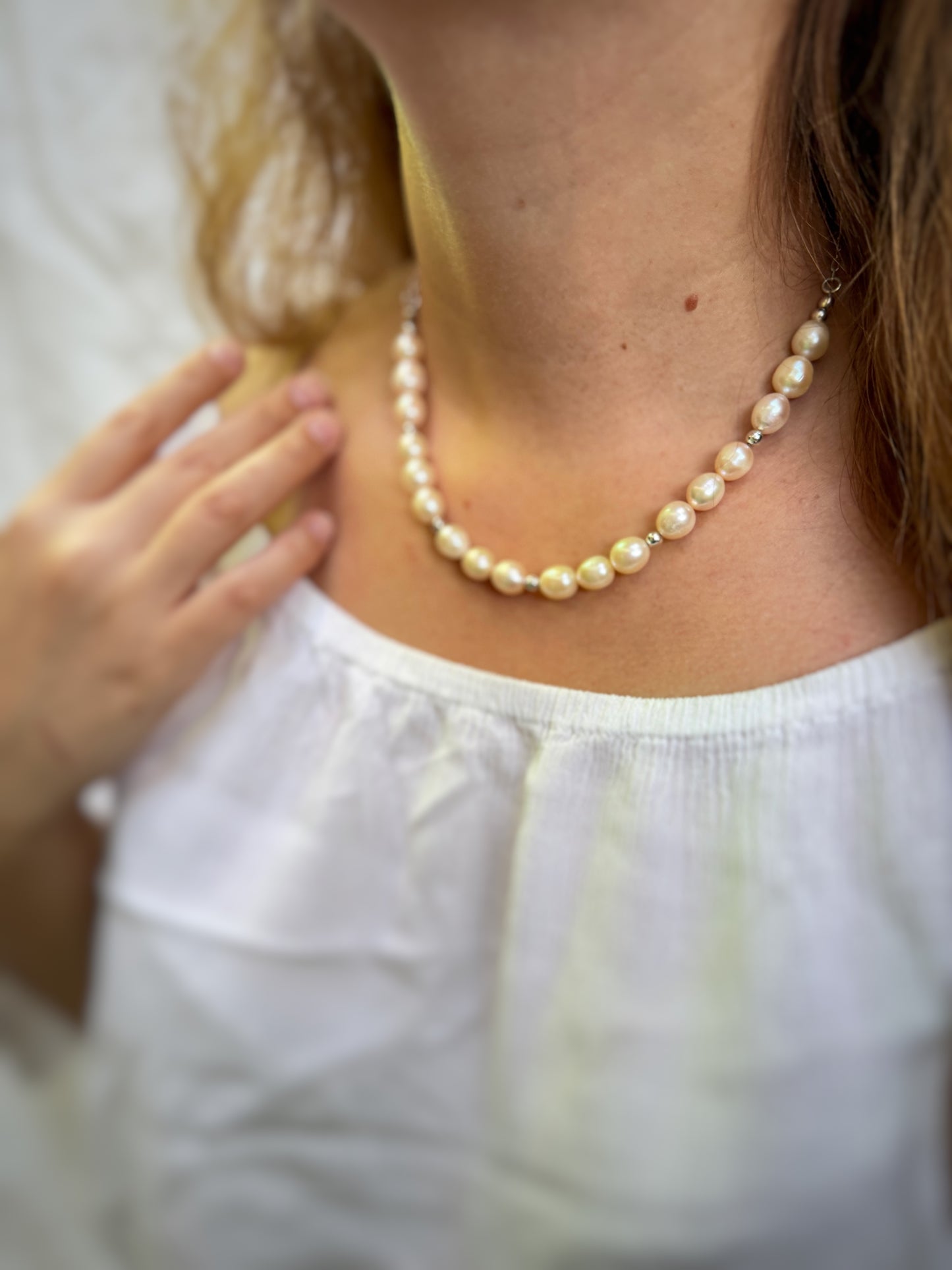 COLLAR PERLAS DAMASCO