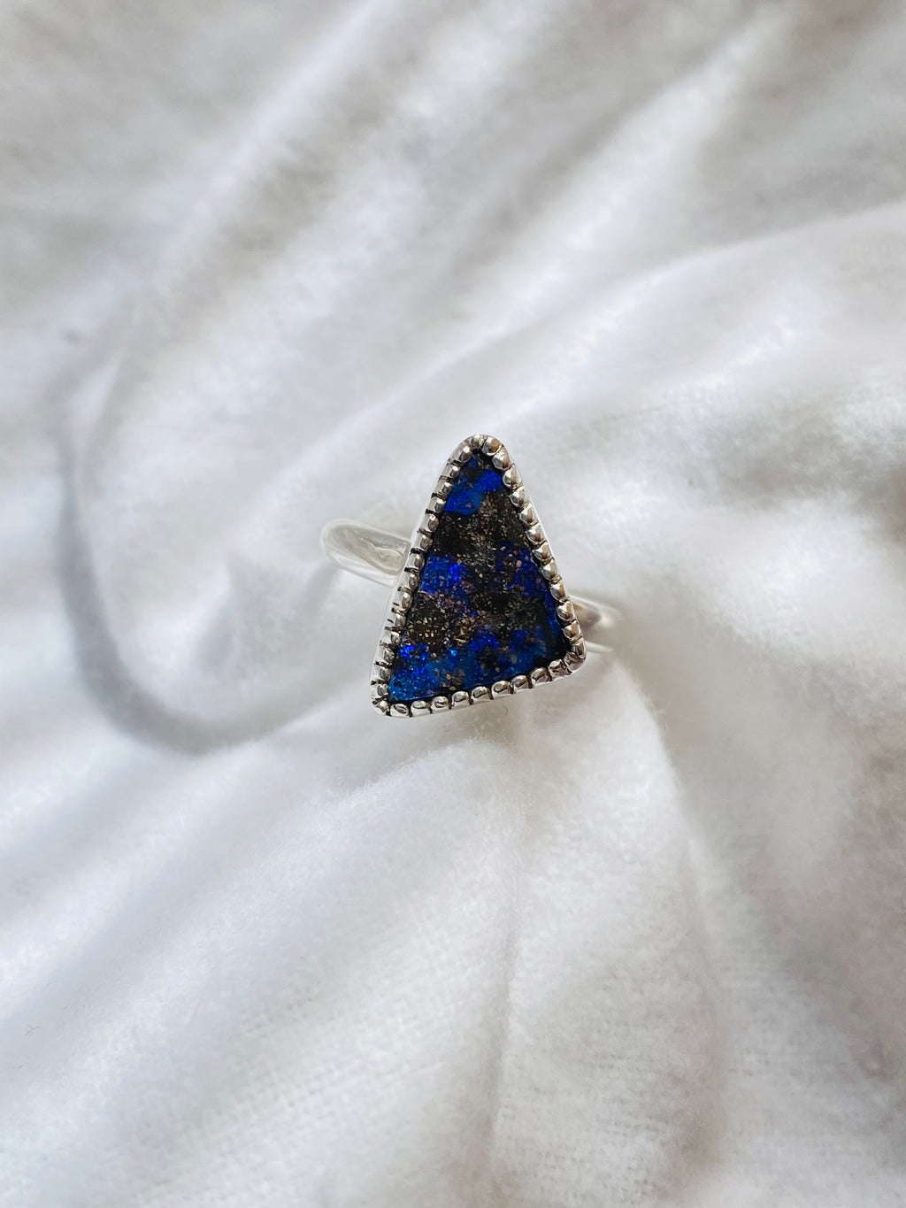 ANILLO CELESTIA OPALO AUSTRALIANO