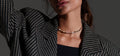 COLLAR LÚMINA HERKIMER Y PERLAS