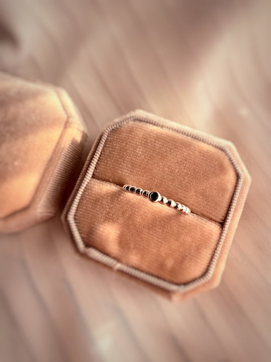 ANILLO SWEET DOTS ZAFIRO AZUL