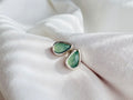 AROS PETITE GOTAS DE CALCEDONIA VERDE AQUA
