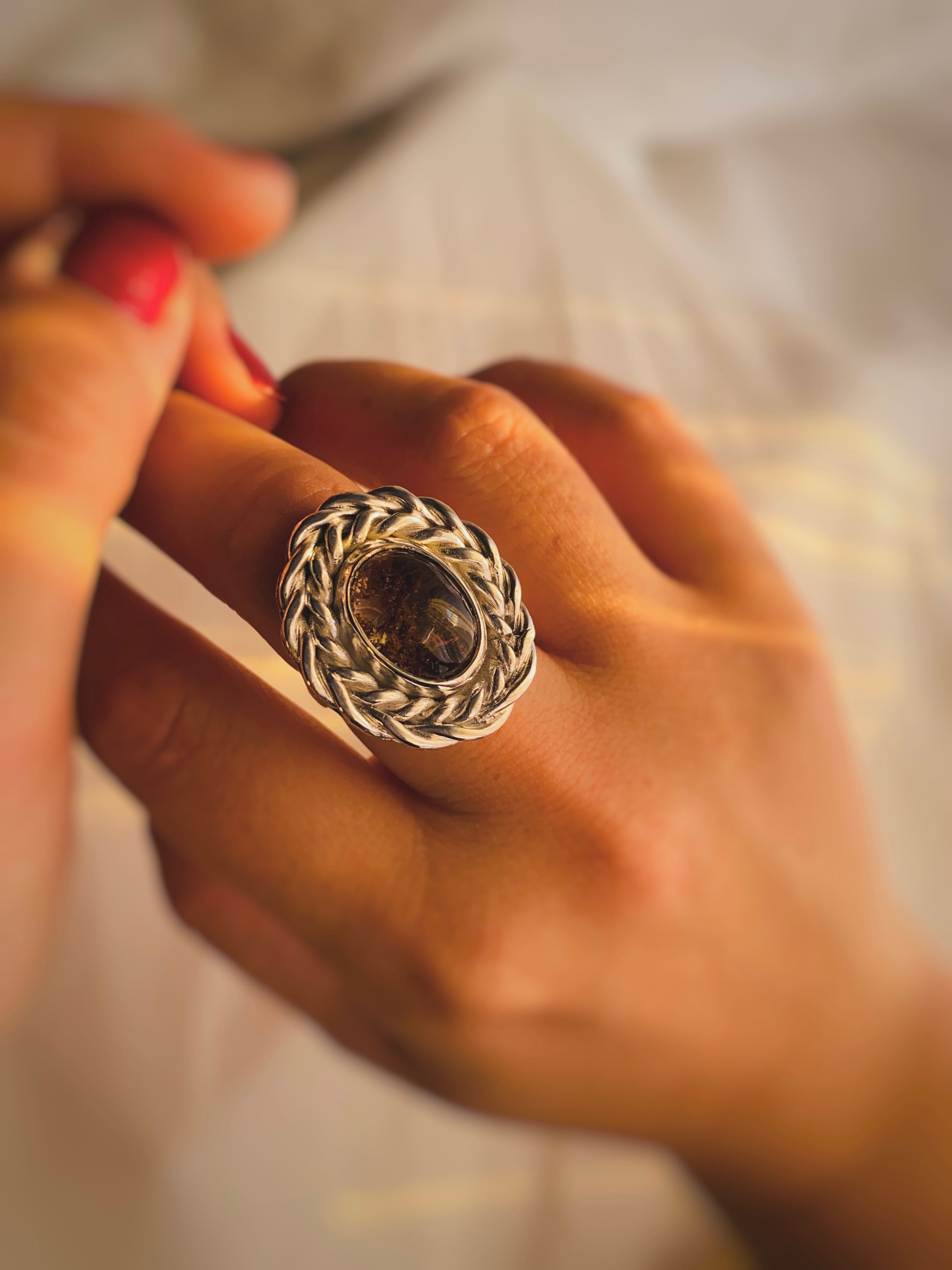ANILLO BRUMA ESPIGA LODOLITA