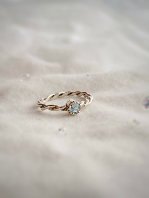 ANILLO AGUAMARINA DEL FIRMAMENTO