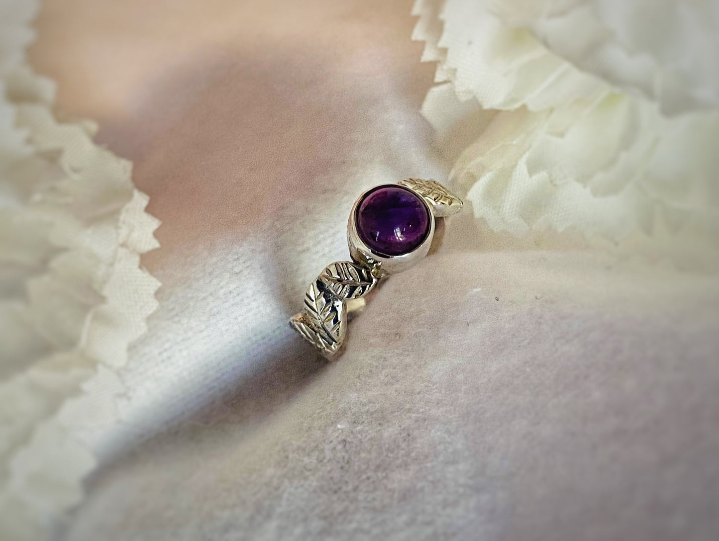 Anillo Hechizo de Protección Amatista