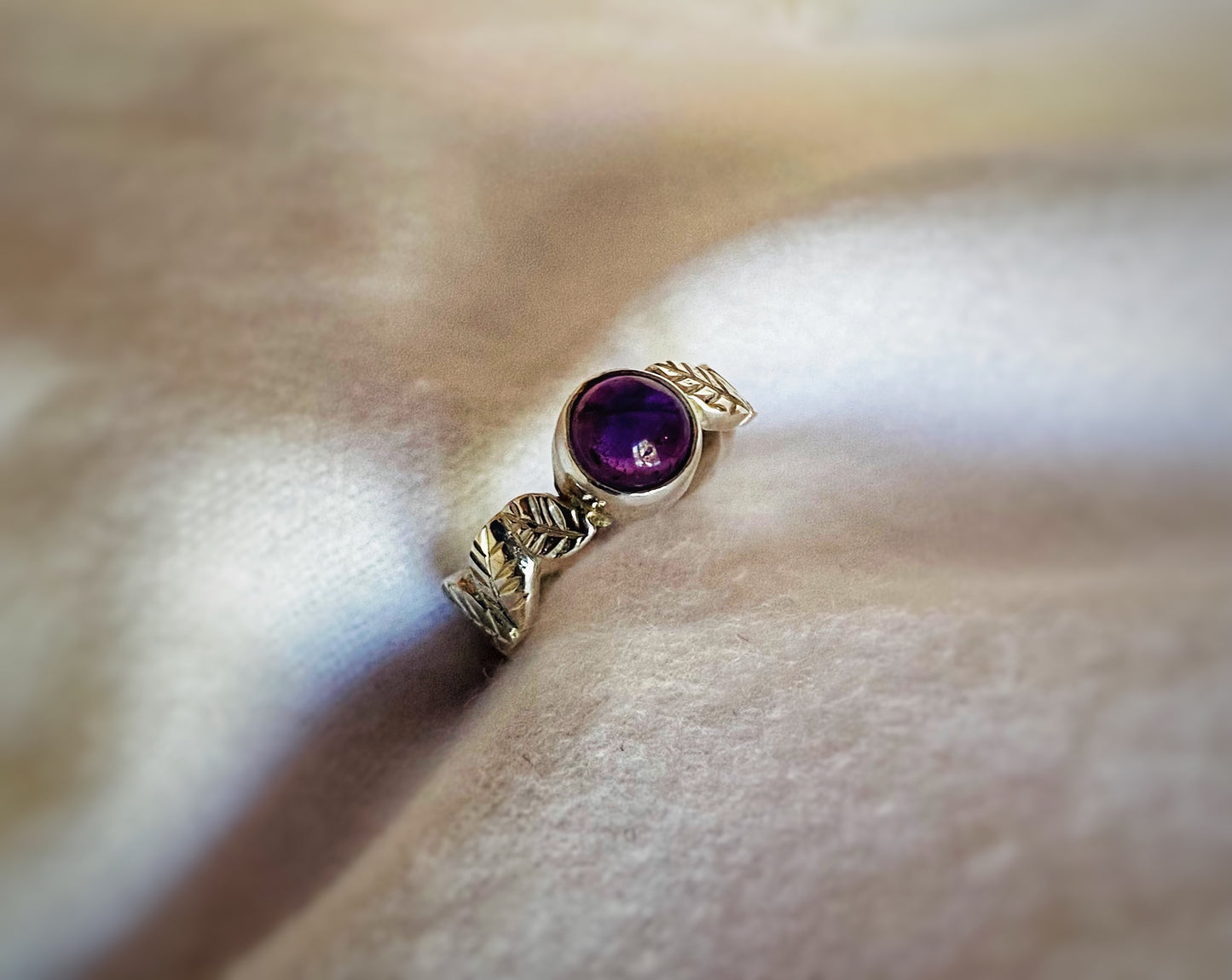 Anillo Hechizo de Protección Amatista