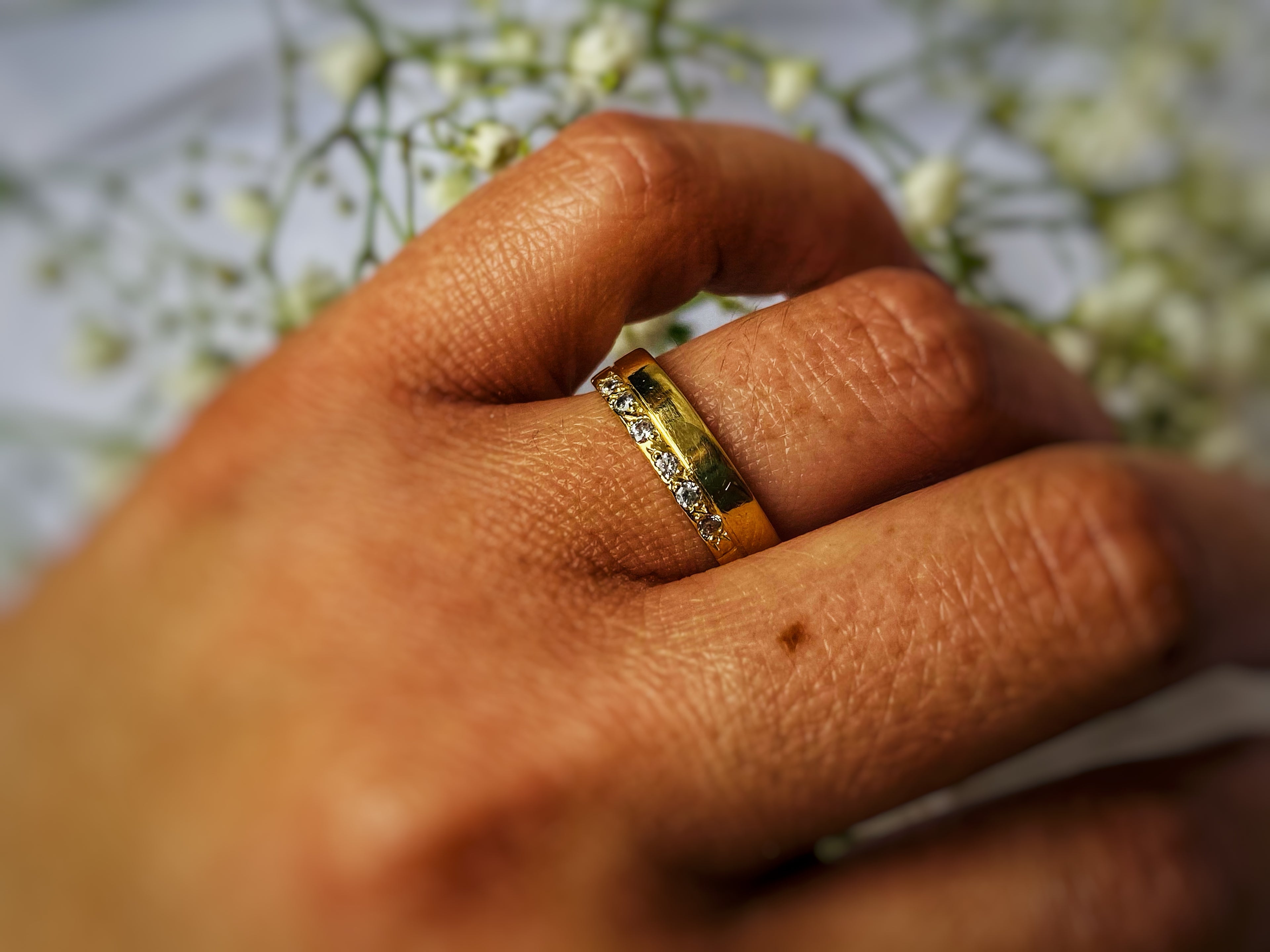 Anillo Circones "Kefi Alegría" 18k