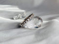 MEDIO CINTILLO DIAMANTES 3PT / ORO BLANCO 18K