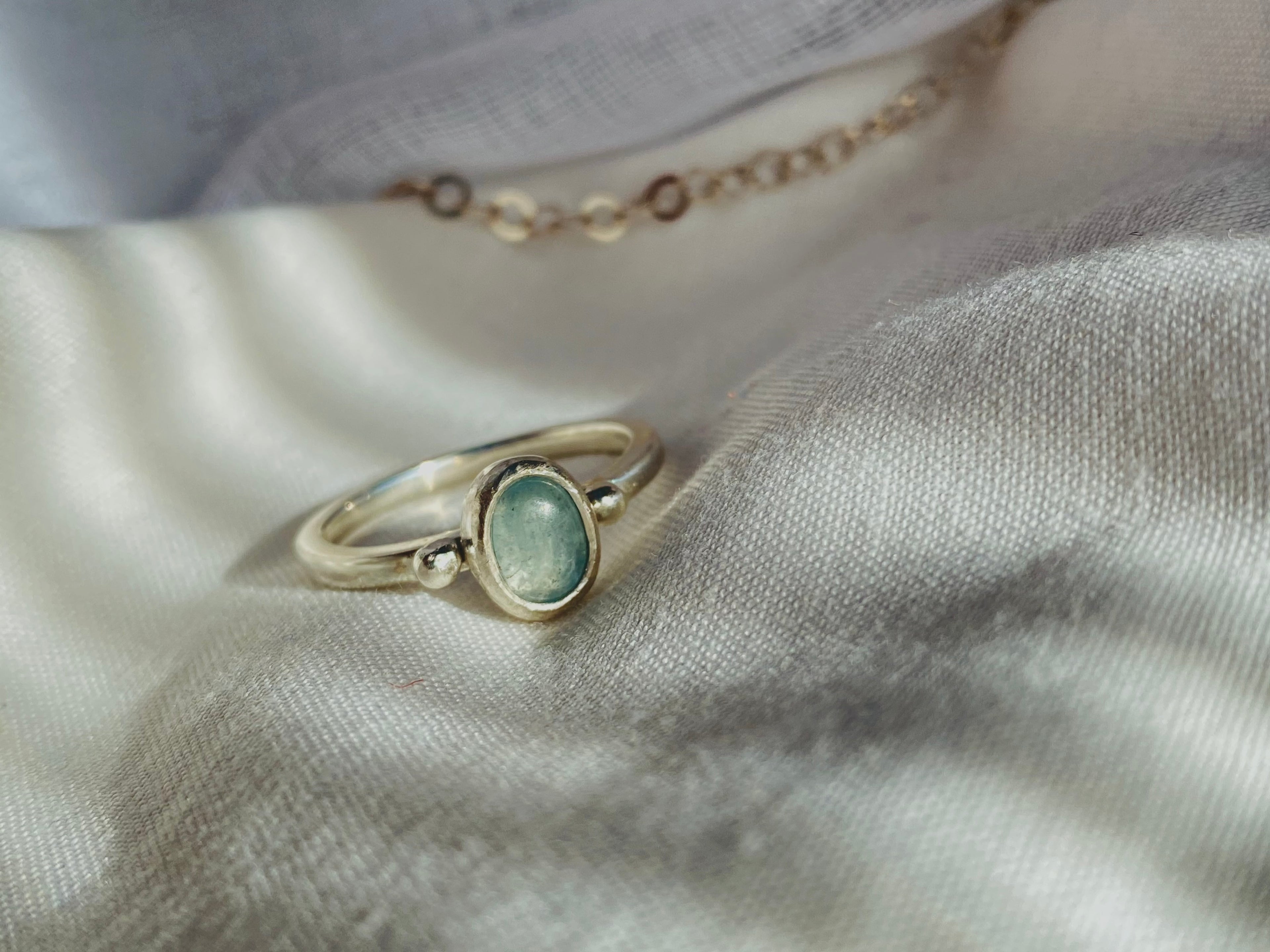 ANILLO SERENIDAD AGUAMARINA
