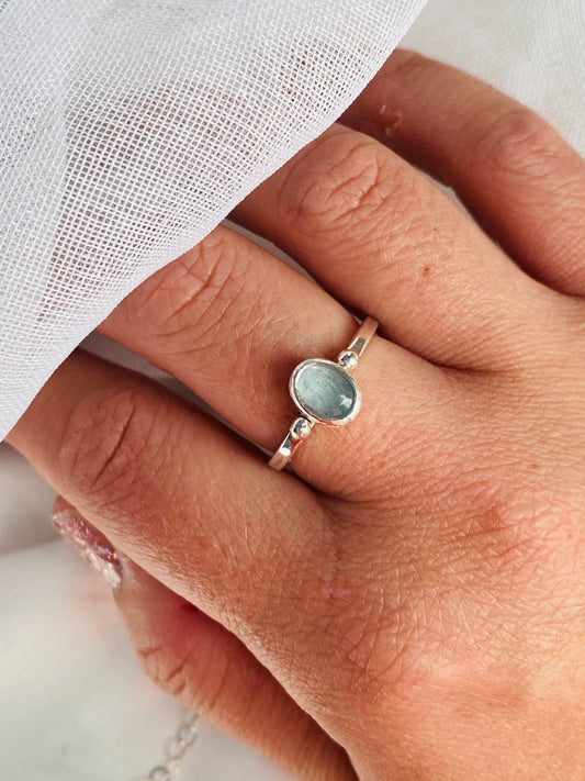 ANILLO SERENIDAD AGUAMARINA