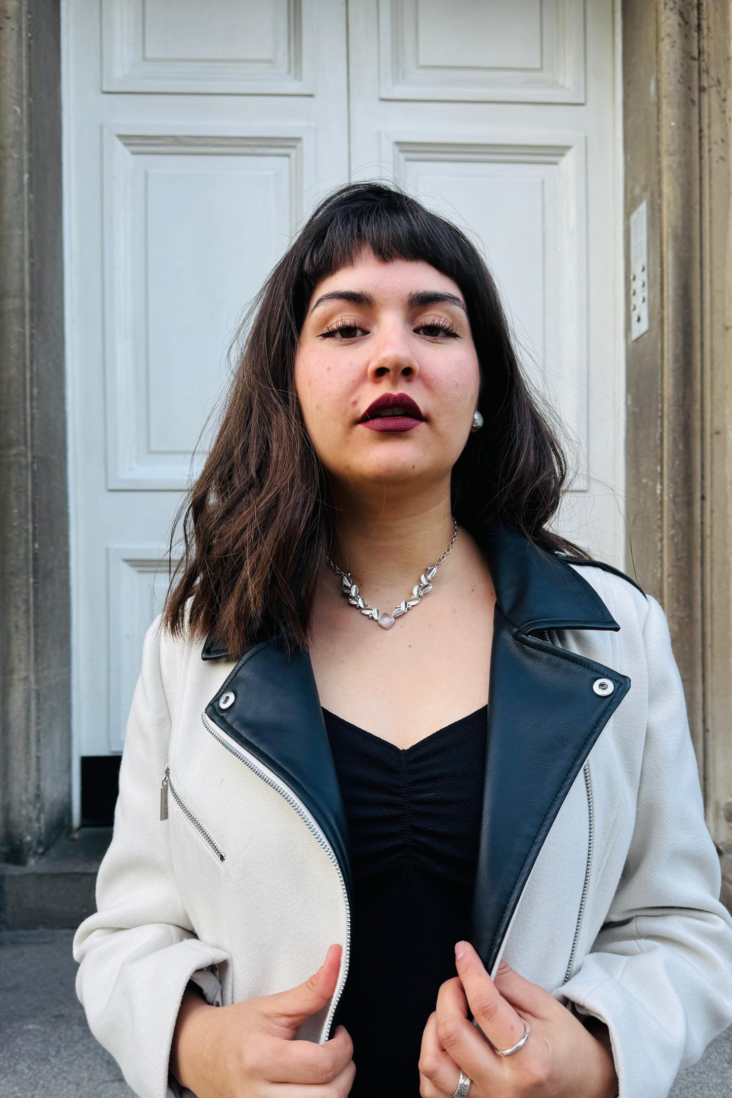 COLGANTE NATURA OLYMPEA CUARZO ROSA