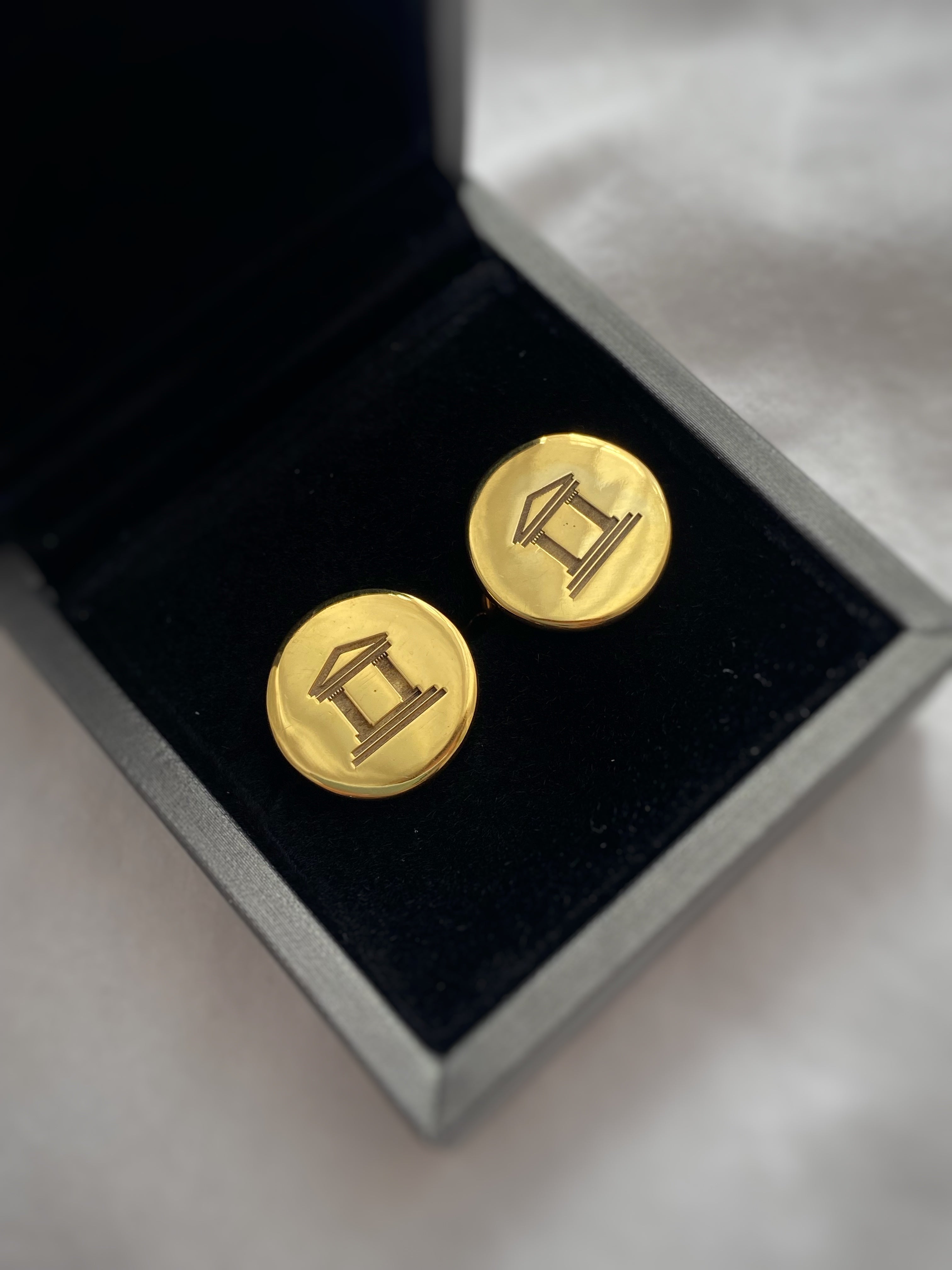 COLLERAS ORO AM 18K PERSONALIZADAS LOGO/MECANISMO CADENAS