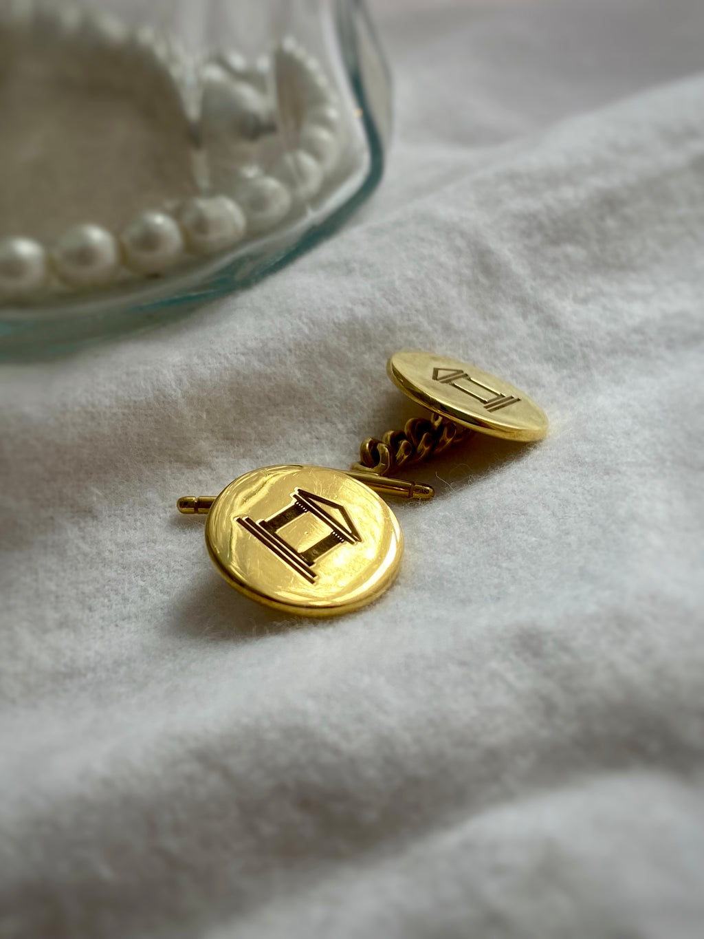 COLLERAS ORO AM 18K PERSONALIZADAS LOGO/MECANISMO CADENAS