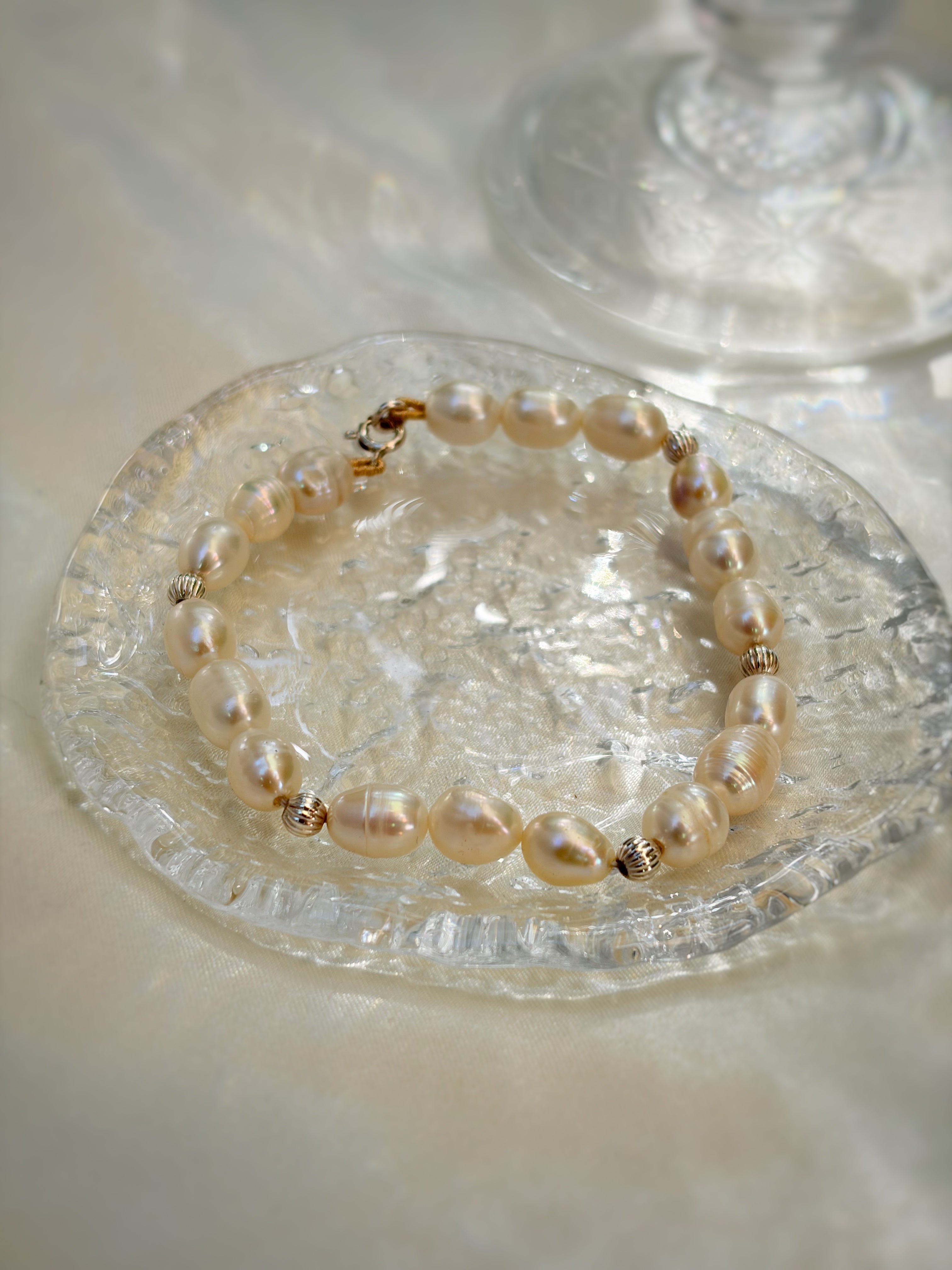 PULSERA NUDO NÁCAR